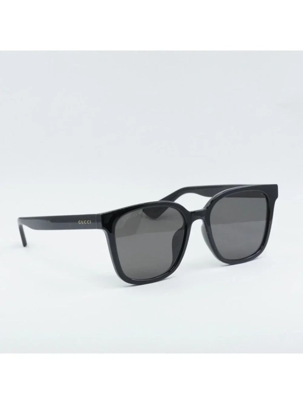 Gucci GG1346SK 002 Sunglasses Black Square Frame, Brown Polarized Lenses